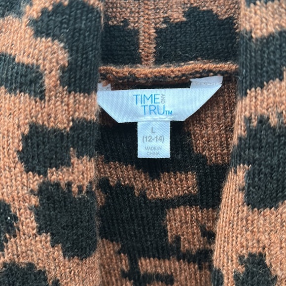 Time and Tru Women’s Long Sleeve Open Cardigan - Picture 2 of 5